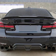 BMW 5 Series M5 F90 G30 Carbon Fiber Racing Diffuser - DryCarbonFiber - F90 product image 1